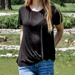 Twist Front Tee